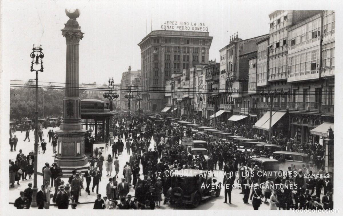 Postales: CORU&Ntilde;A. AVENIDA DE LOS CANTOS - Foto 1
