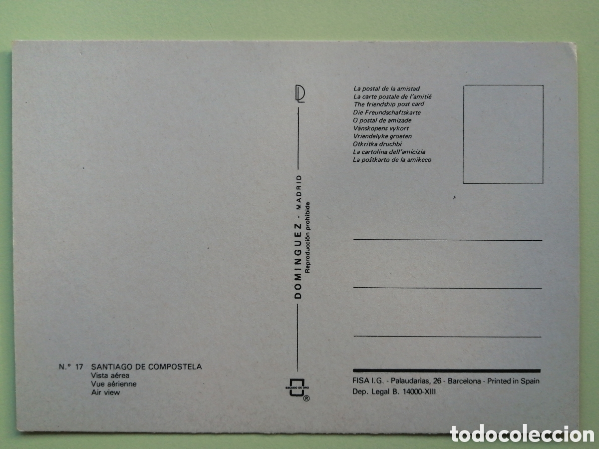 Postales: Postal de Santiago de Compostela - Foto 2