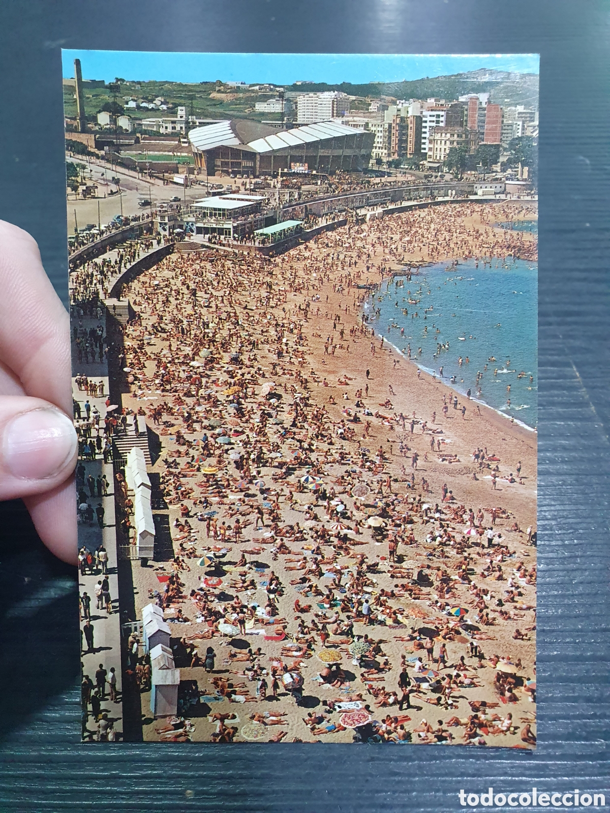 Postales: Postal La Coru&ntilde;a. Playa de Riazor. (L90) - Foto 1