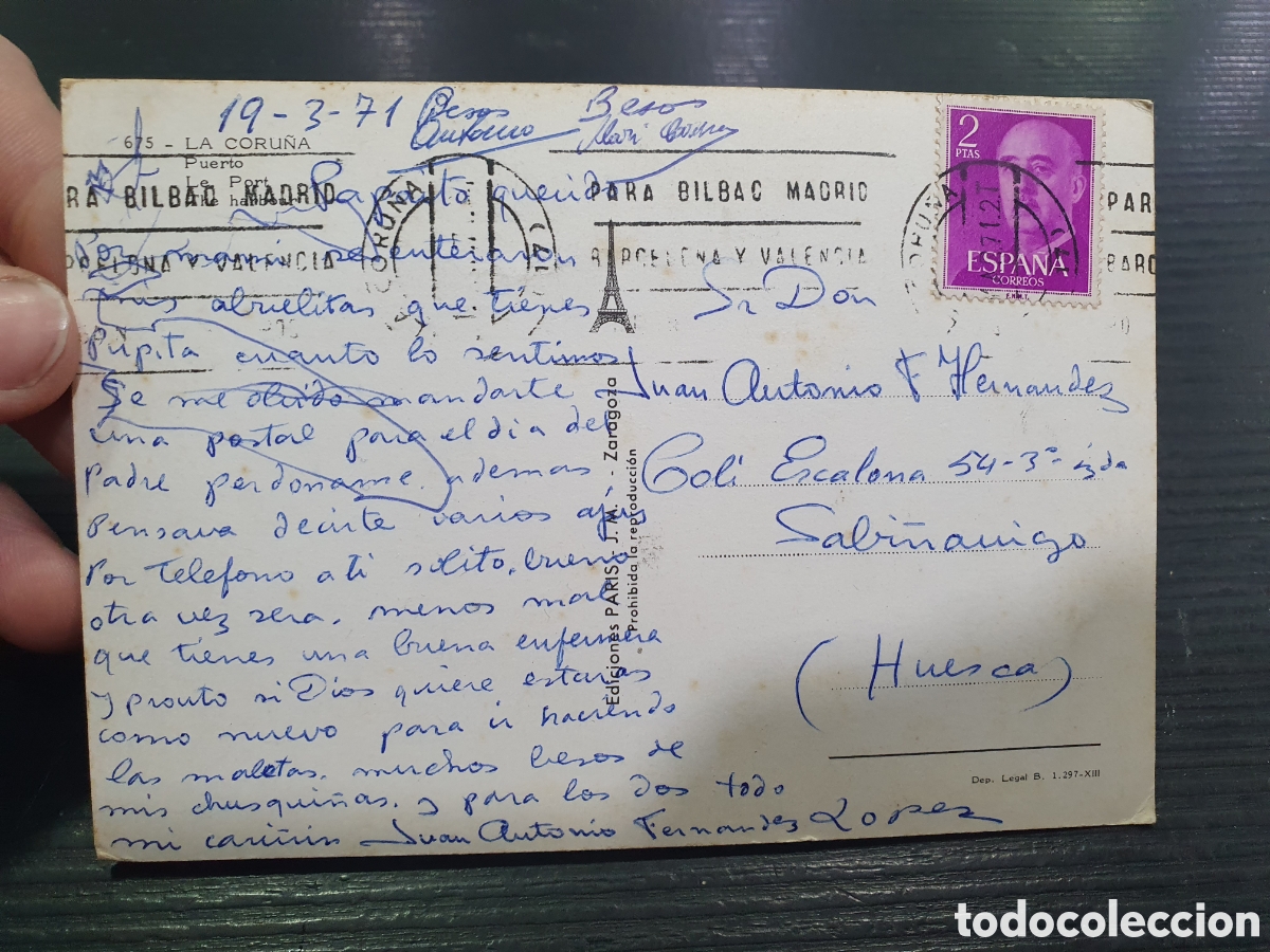 Postales: Postal La Coru&ntilde;a. Puerto. (L90) - Foto 2