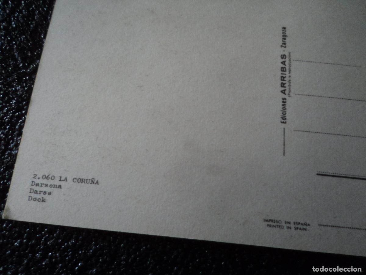 Postales: 2060 la coru&ntilde;a, darsena, ed, arribas - Foto 2