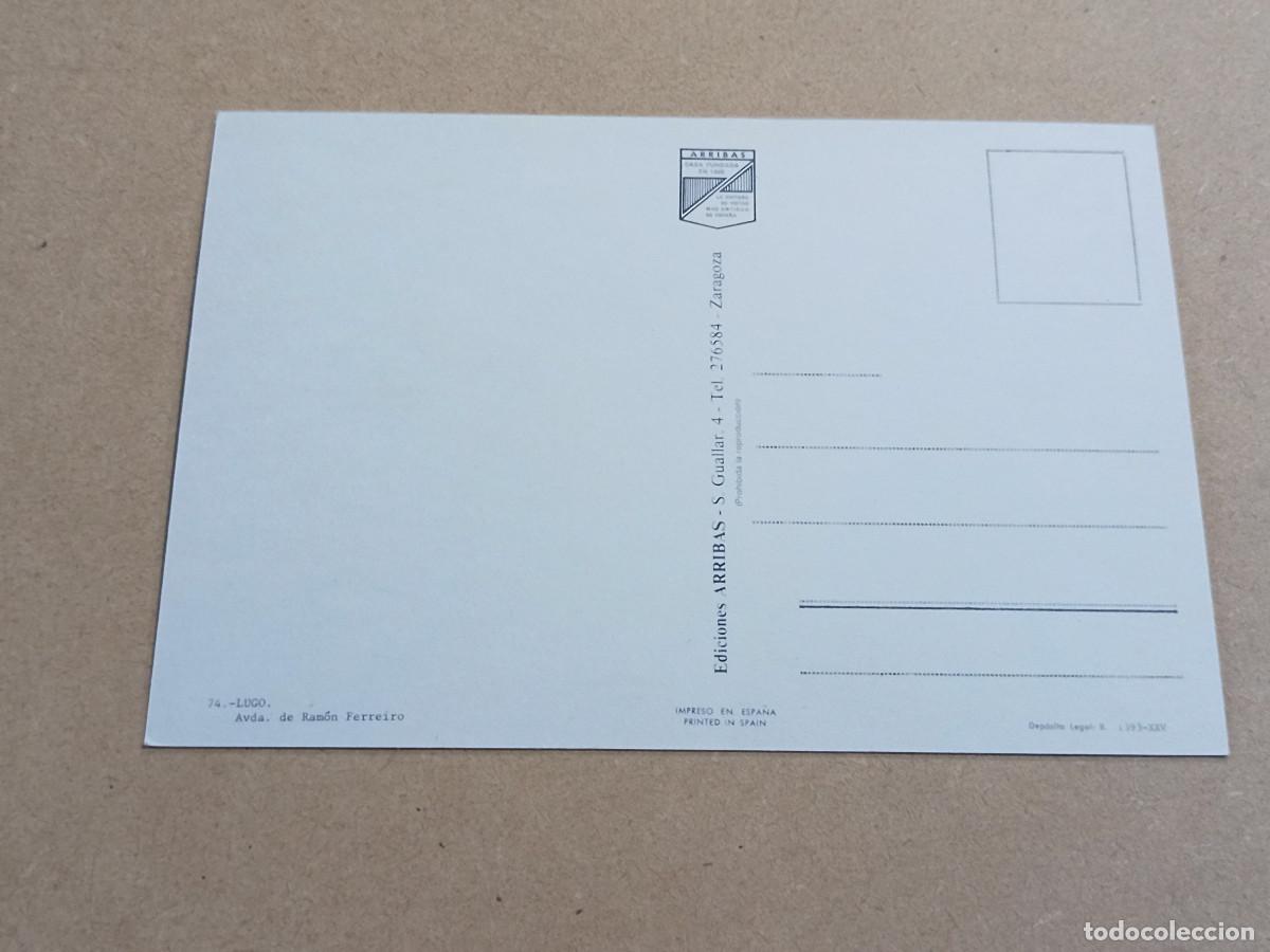 Postales: LUGO - POSTAL LUGO - AVDA. DE RAM&Oacute;N FERREIRO - Foto 2