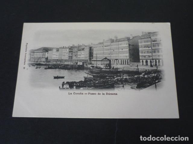 Postales: LA CORU&Ntilde;A PASEO DE LA DARSENA - Foto 1