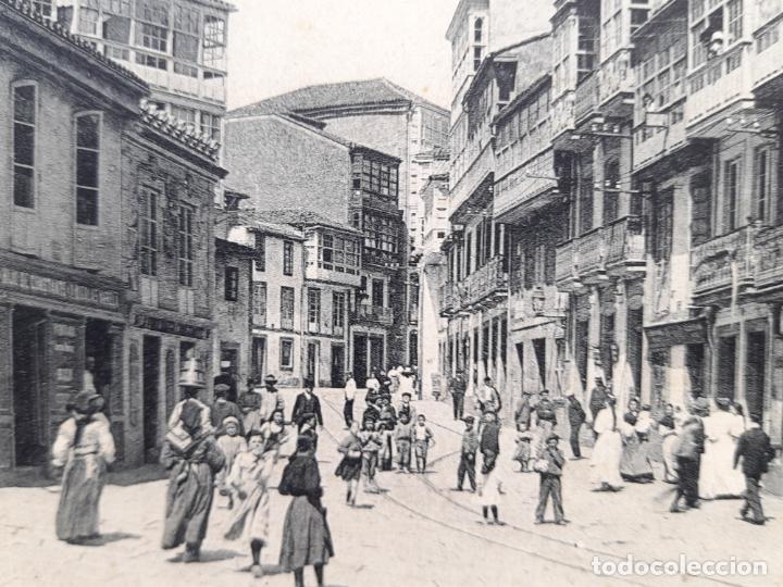 Postales: La Coru&ntilde;a. Calle de Panaderas. - Foto 2