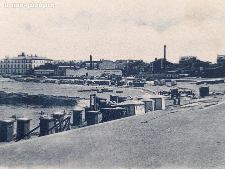 Postales: La Coru&ntilde;a. Playa de Riazor. - Foto 2