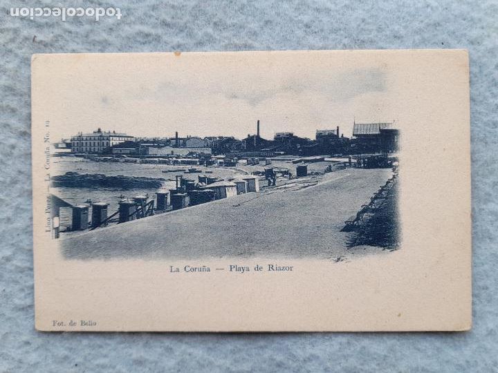 Postales: La Coru&ntilde;a. Playa de Riazor. - Foto 1