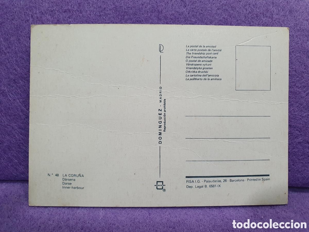 Postales: Postal La Coru&ntilde;a. (L66) - Foto 2