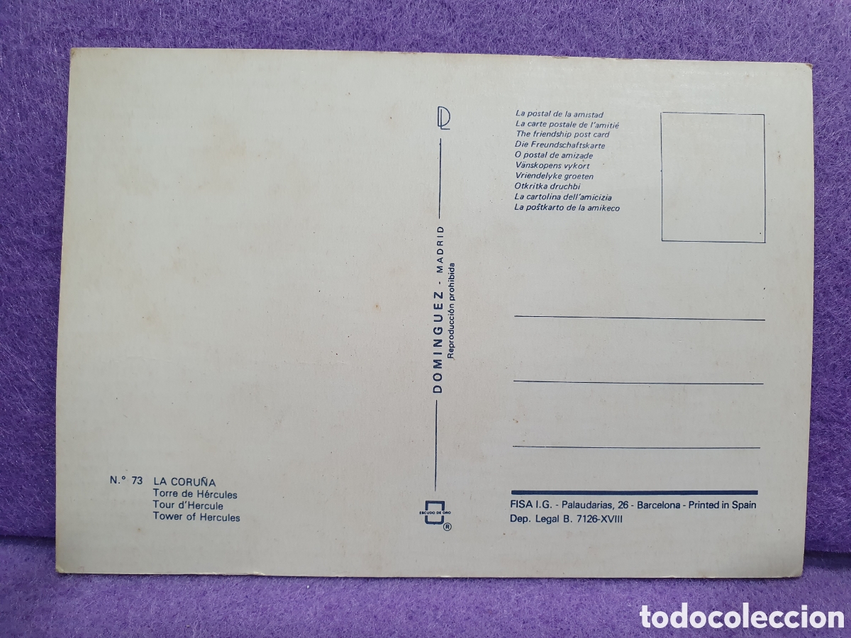Postales: Postal La Coru&ntilde;a. (L66) - Foto 2