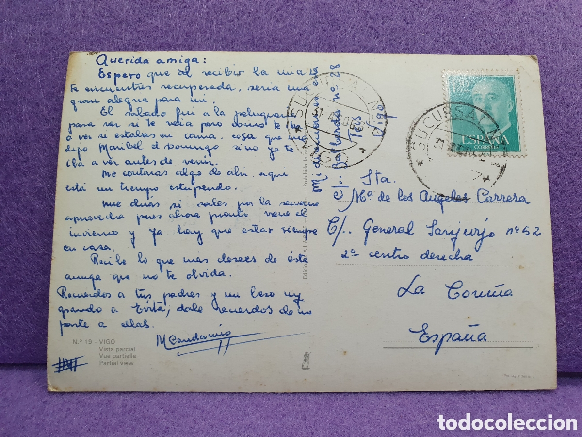 Postales: Postal Vigo. (L66) - Foto 2