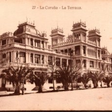 Postales: LA CORUÑA - LA TERRAZA - KALLMEYER Y GAUTIER Nº 27 - 139X89MM