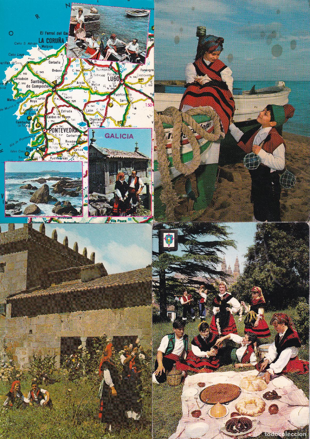 Postales: LOTE TIPICAS GALICIA - Foto 4