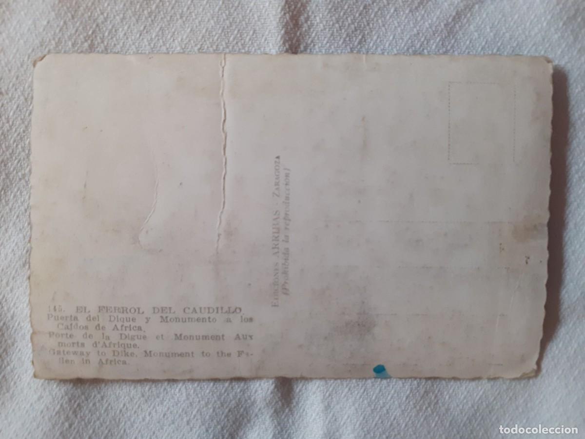 Postales: Postal el Ferrol del Caudillo - Foto 2