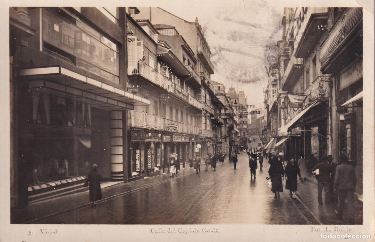 Postales: VIGO CALLE DEL CAPITAN GALAN - Foto 1