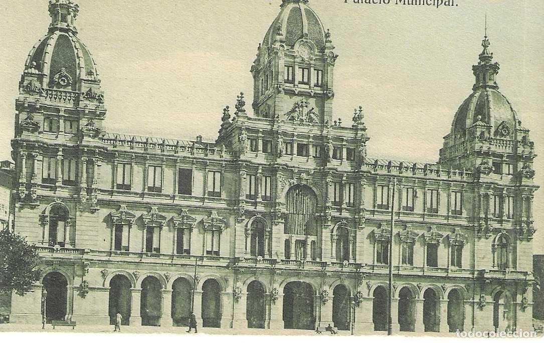 Postales: LA CORUÑA - 30. PALACIO MUNICIPAL - ED. ENRIQUETA COMAS - S/C