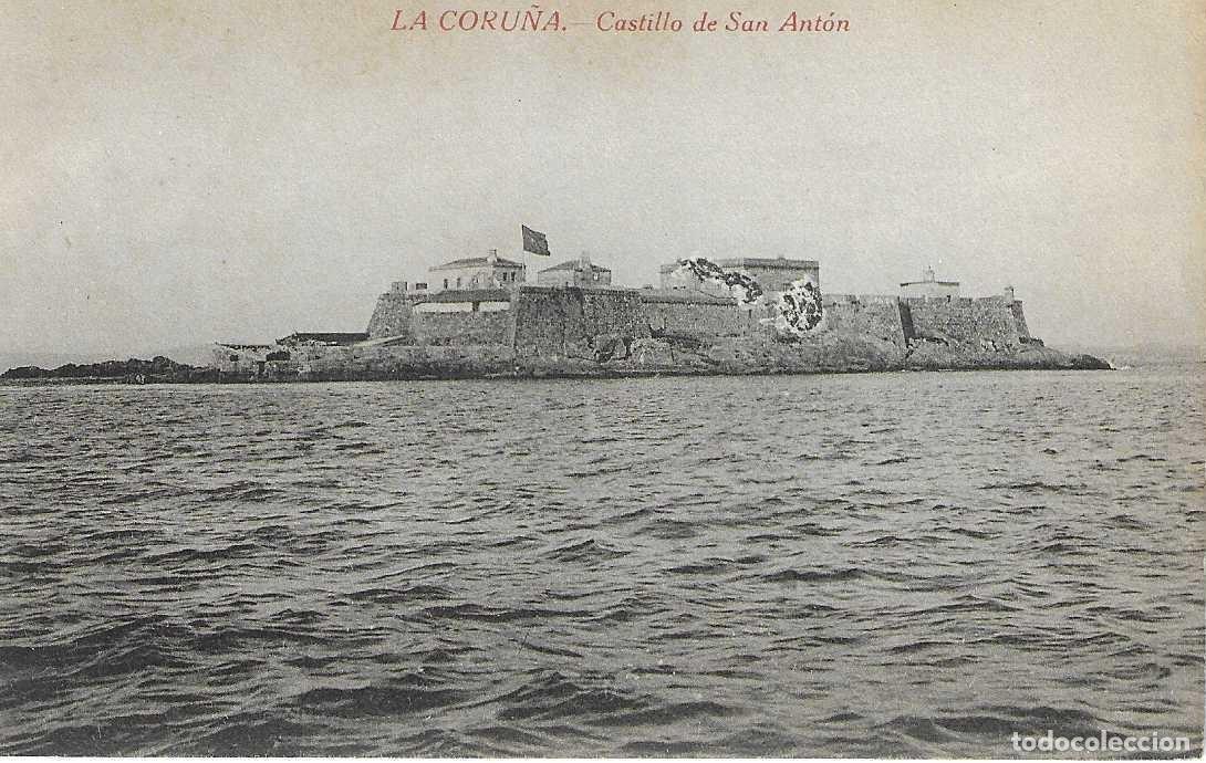 Postales: LA CORUÑA - CASTILLO DE SAN ANTÓN - ED. ENRIQUETA COMAS - S/C