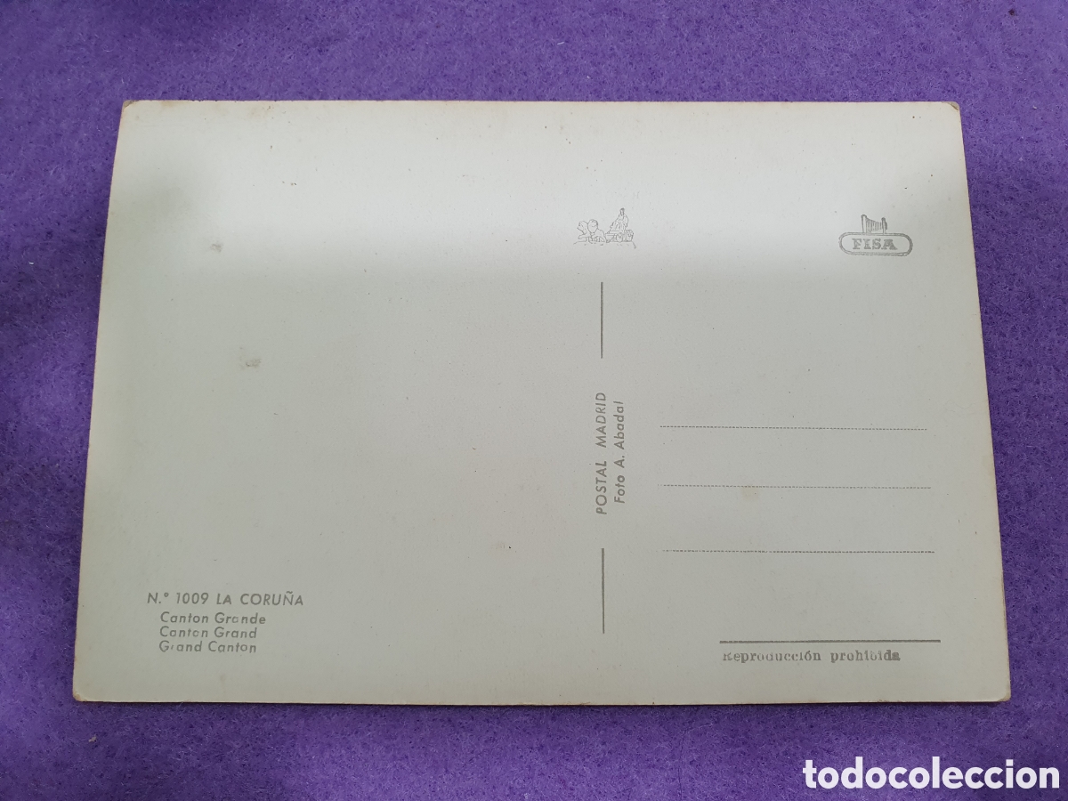 Postales: Antigua postal coloreada La Coru&ntilde;a. (L61) - Foto 2