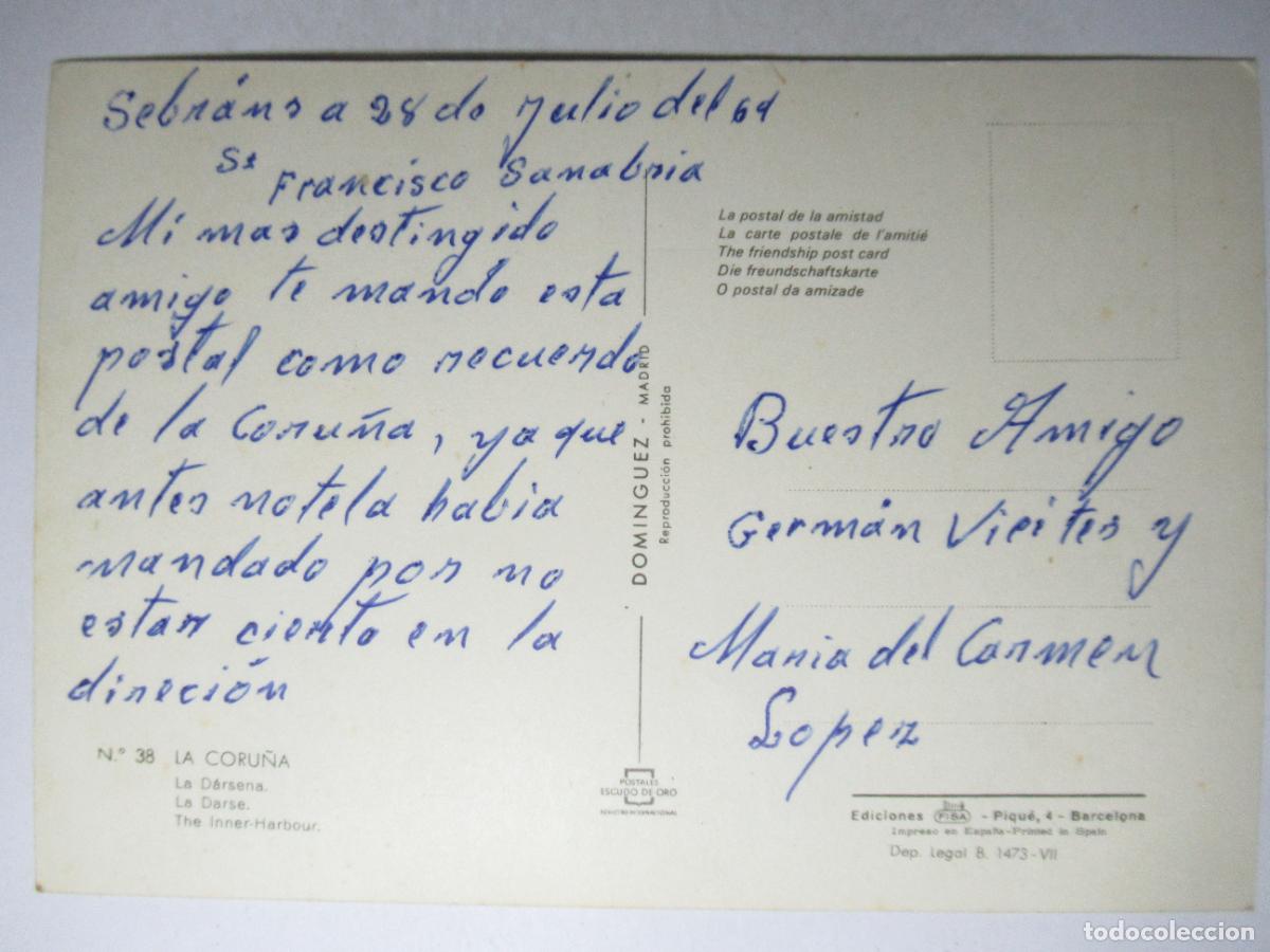 Postales: La Coru&ntilde;a - La D&aacute;rsena - Foto 2