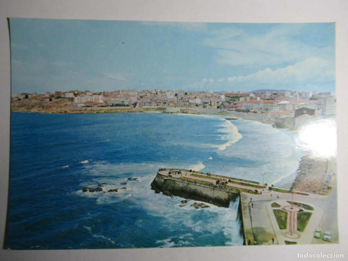 Postales: La Coru&ntilde;a - Playa de Riazor y Orz&aacute;n - Foto 1