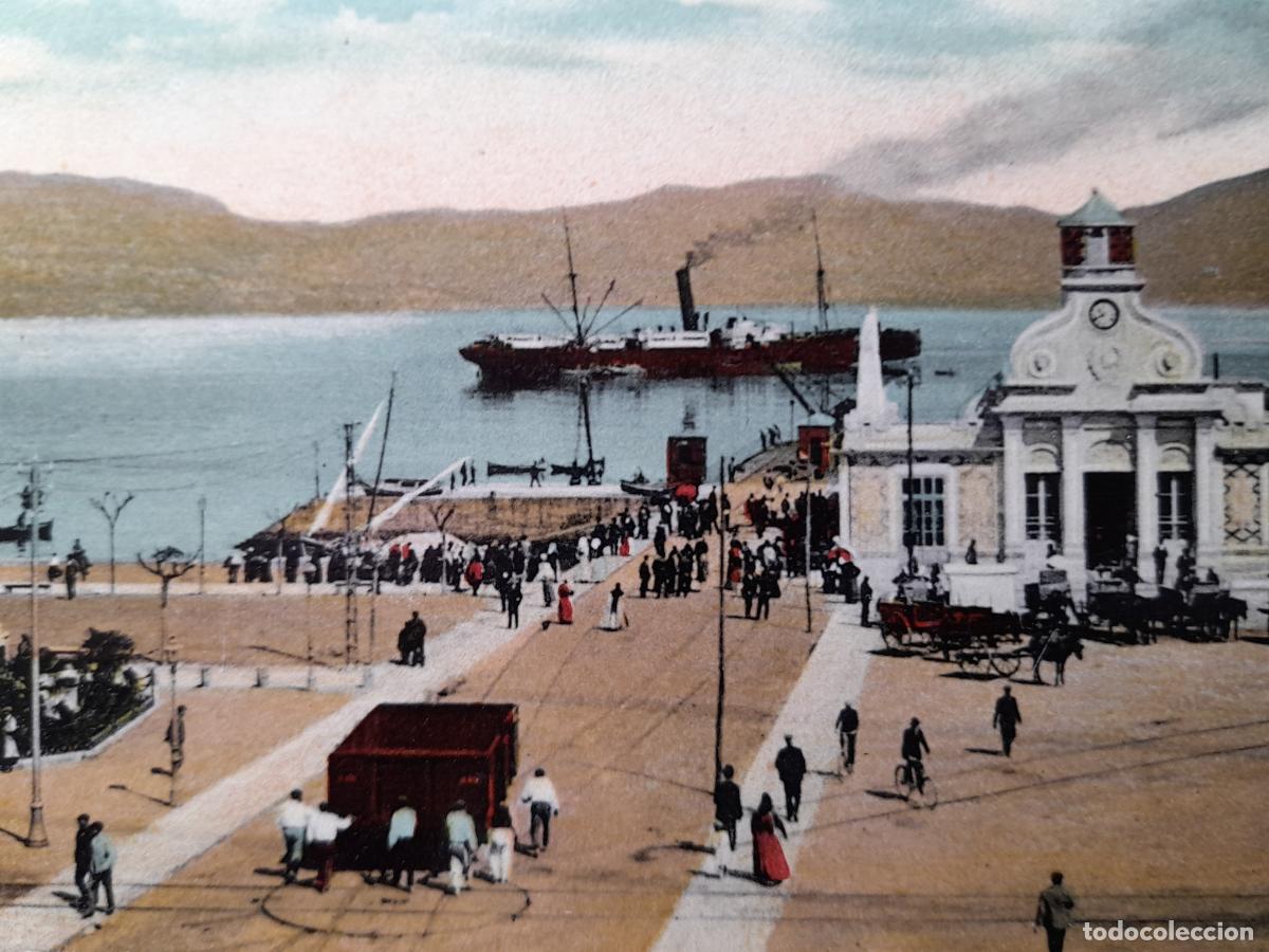 Postales: Vigo. Desembarco en el Edificio de Viajeros. - Foto 2