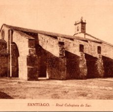 Postales: SANTIAGO - REAL COLEGIATA DE SAR - GRÁF. VILLARROCA - 138X90MM