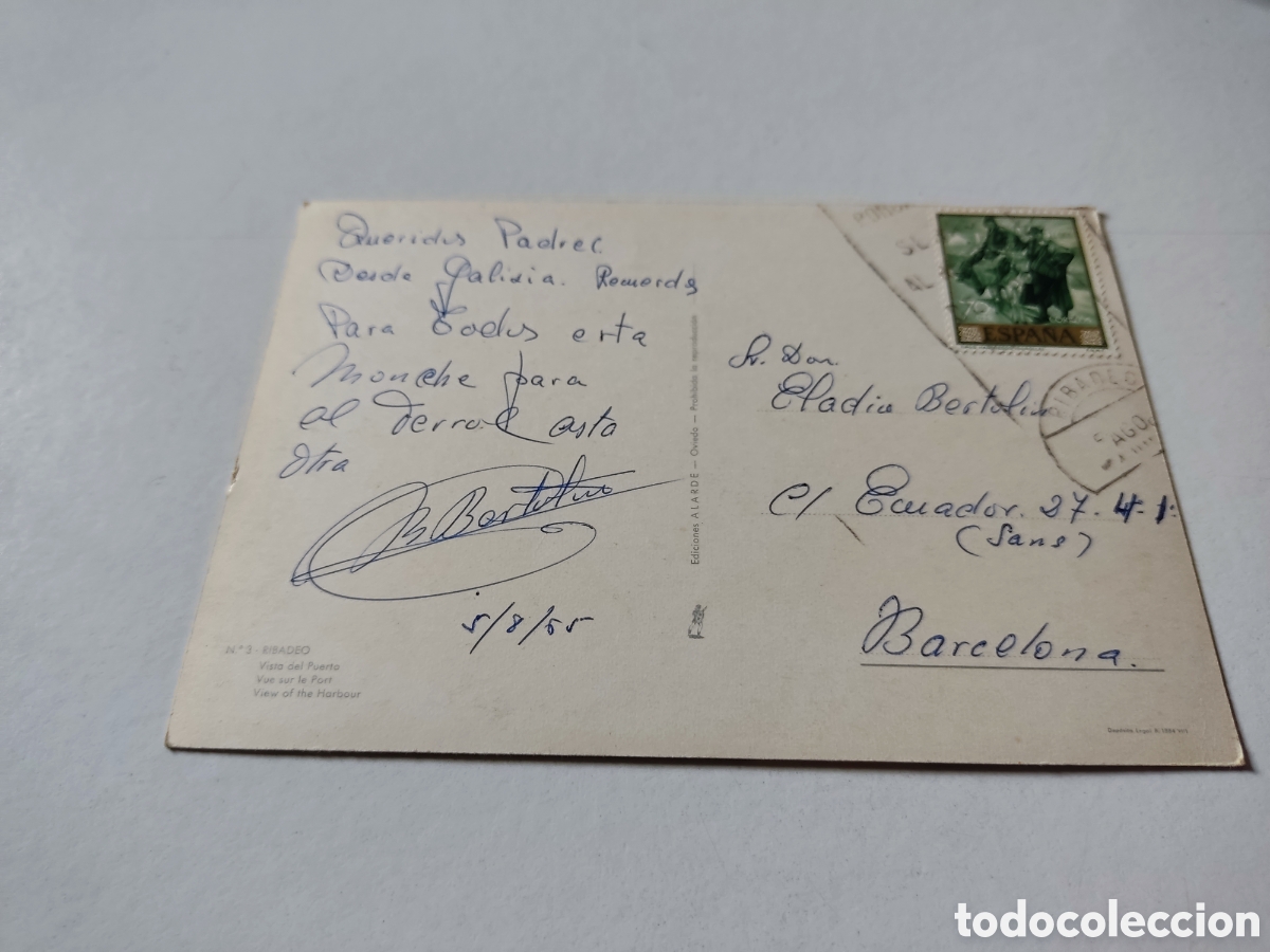 Postales: Postal Ribadeo - Foto 2