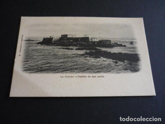 Postales: LA CORU&Ntilde;A CASTILLO DE SAN ANTON - Foto 1