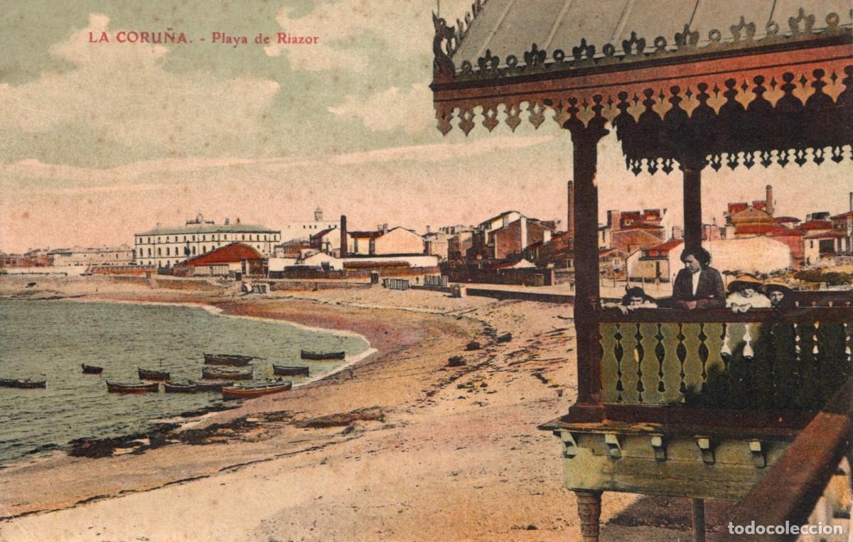 Postales: LA CORU&Ntilde;A. PLAYA DE RIAZOR - Foto 1