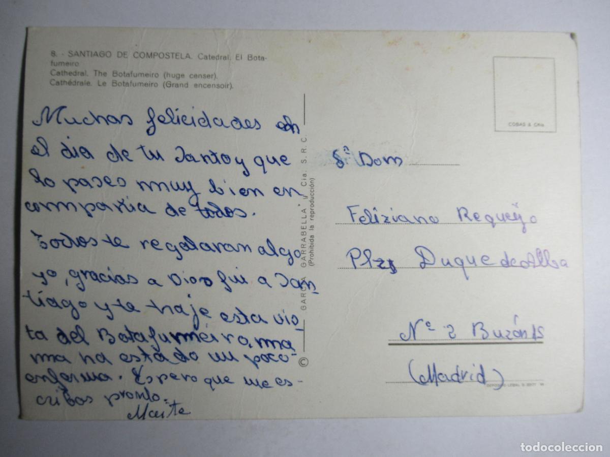 Postales: Santiago de Compostela - Botafumeiro - Foto 2