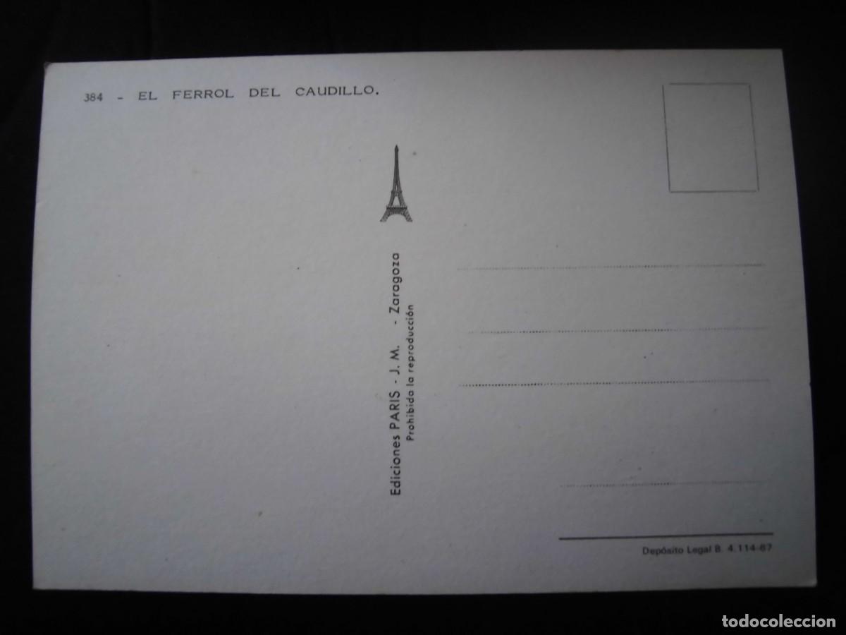 Postales: POSTAL EL FERROL EL FERROL DEL CAUDILLO EDICIONES PAR&Iacute;S - Foto 2