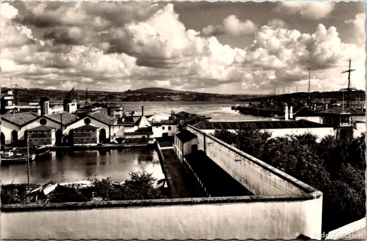 Postais: El Ferrol del Caudillo - Arsenal - Garc&iacute;a Garrabella n&ordm;3 - 139x90mm - In&eacute;dita en Todocolecci&oacute;n