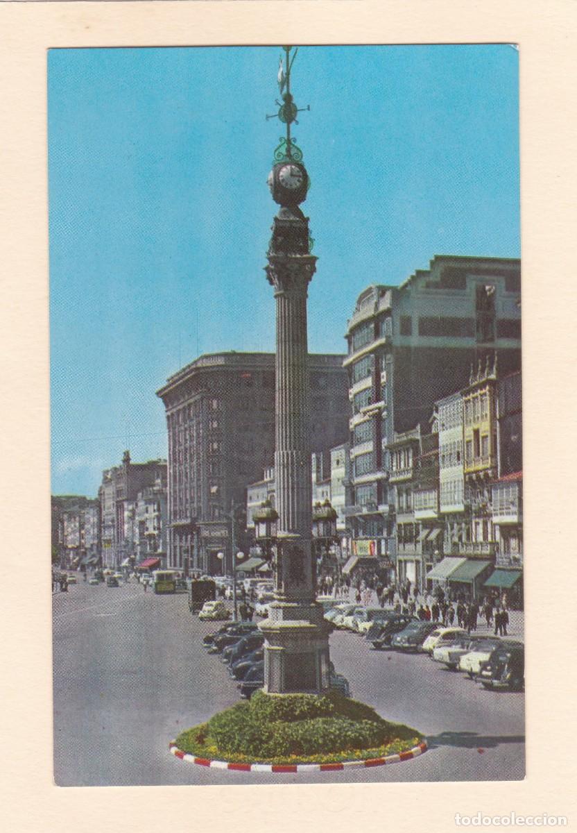 Postales: LA CORU&Ntilde;A. OBELISCO (1962) - Foto 1