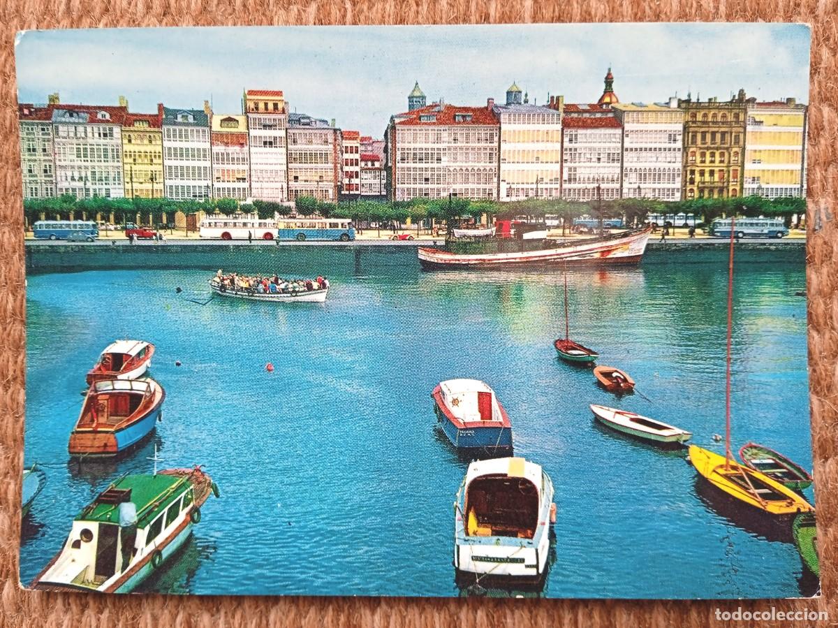 Postales: LA CORU&Ntilde;A - DARSENA - ED. ARRIBAS - Foto 1