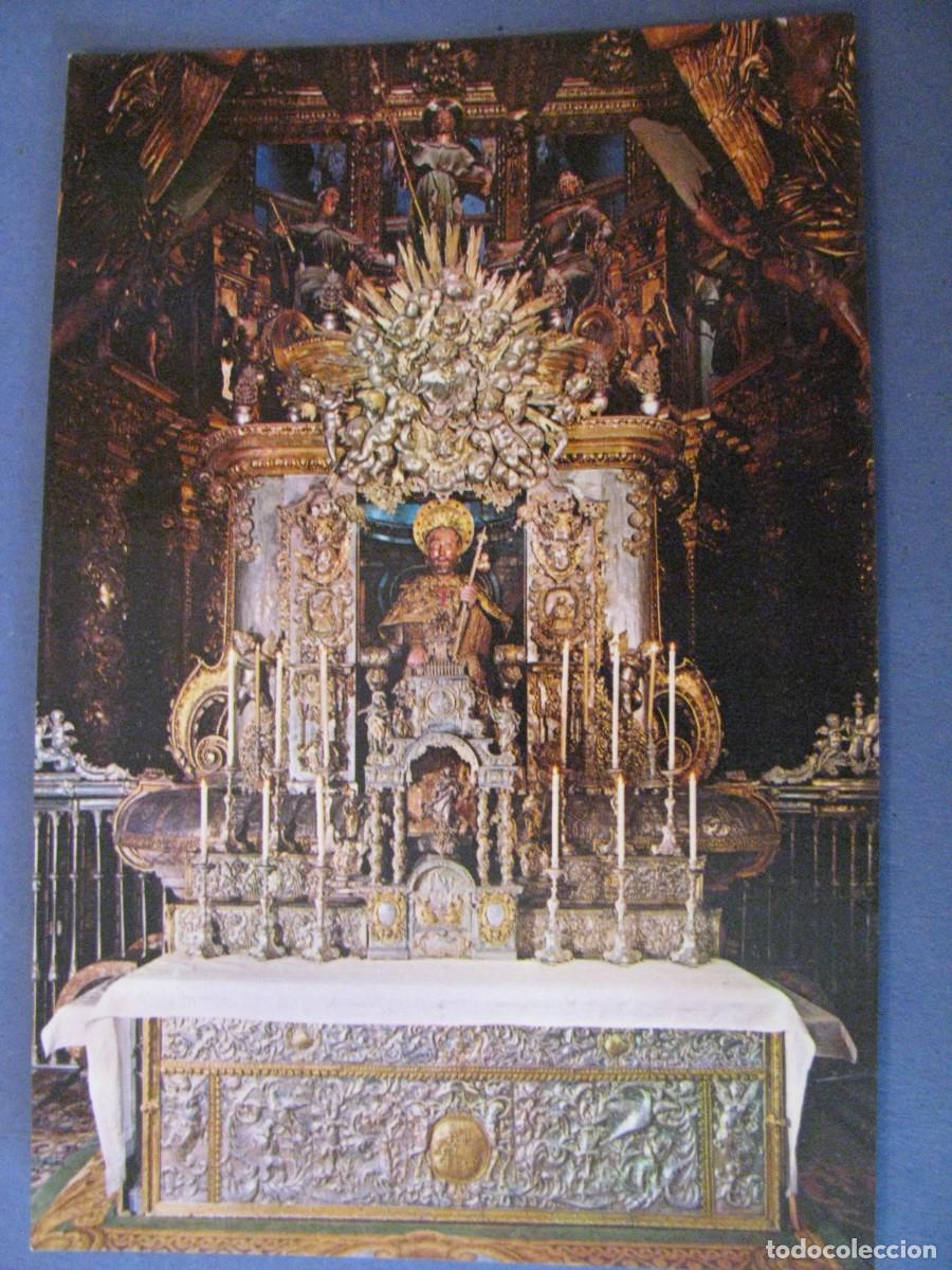 Postcards: POSTAL DE SANTIAGO DE COMPOSTELA. CATEDRAL. ALTAR MAYOR. POSTALES FAMA.