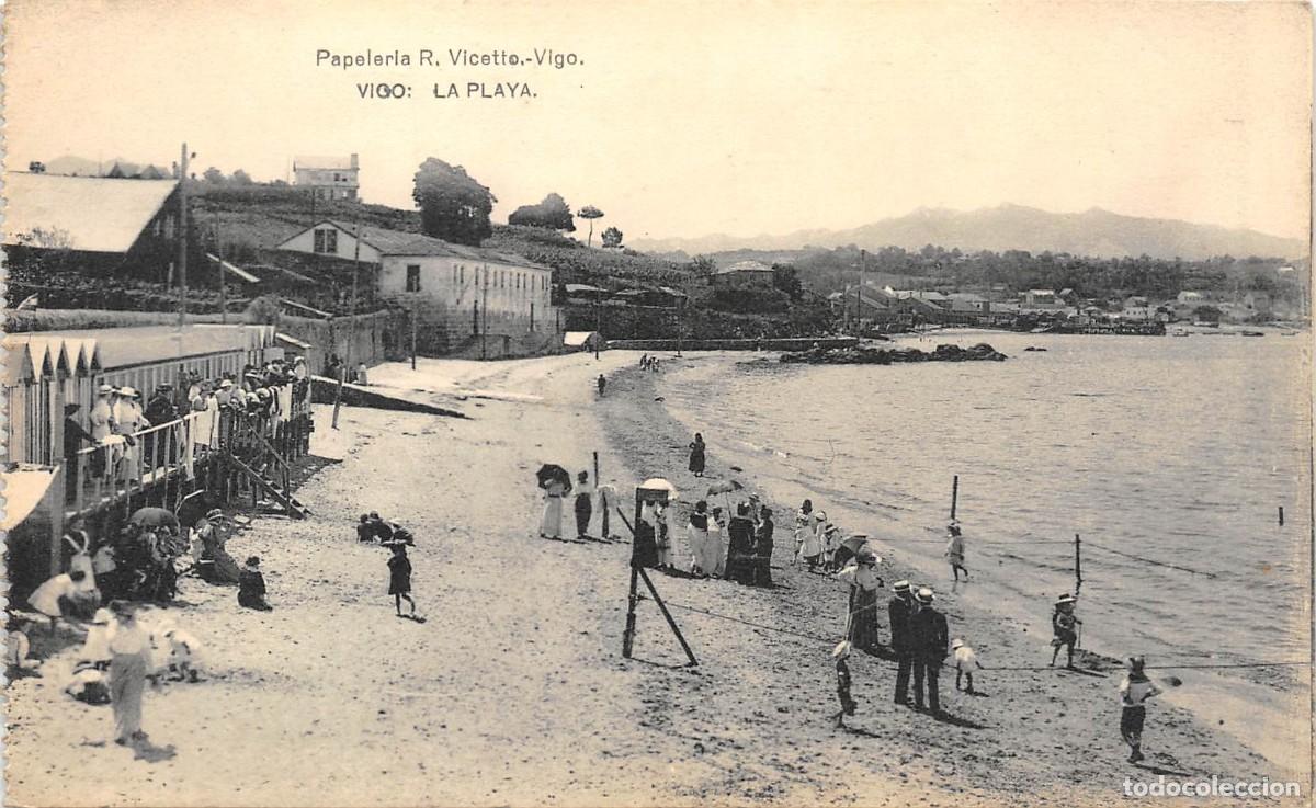 Postales: VIGO.- LA PLAYA HAUSER - Foto 1