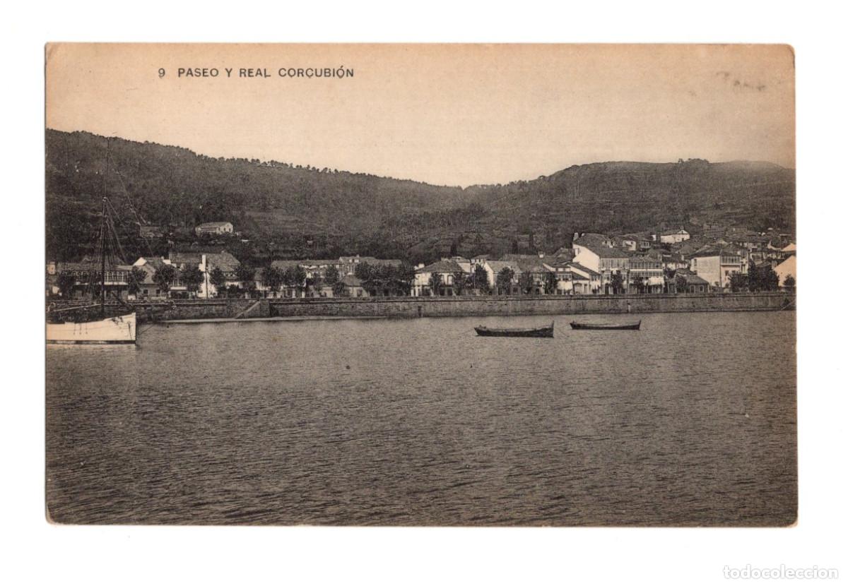 Postales: LA CORU&Ntilde;A.- PASEO Y REAL CORCUBI&Oacute;N. - Foto 1