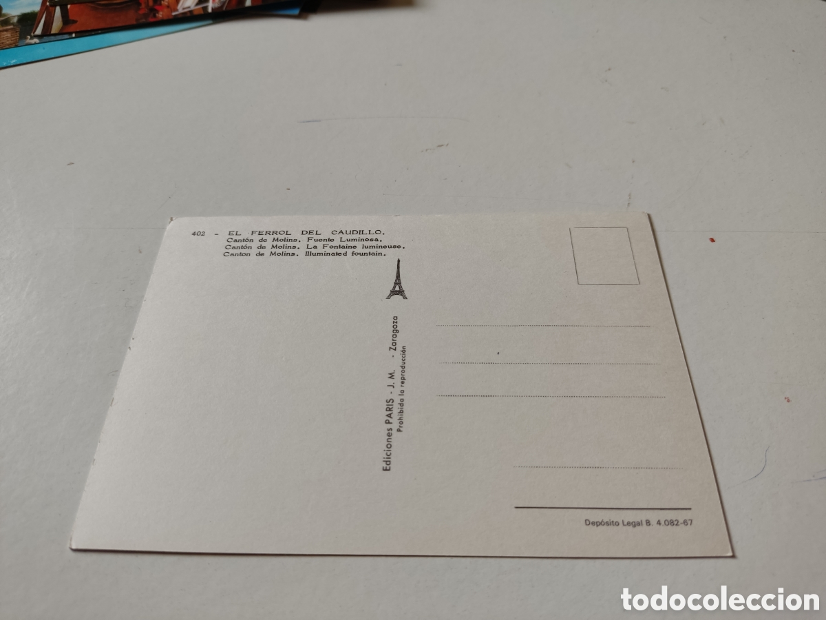 Postales: Postal El Ferrol del Caudillo fuente - Foto 2