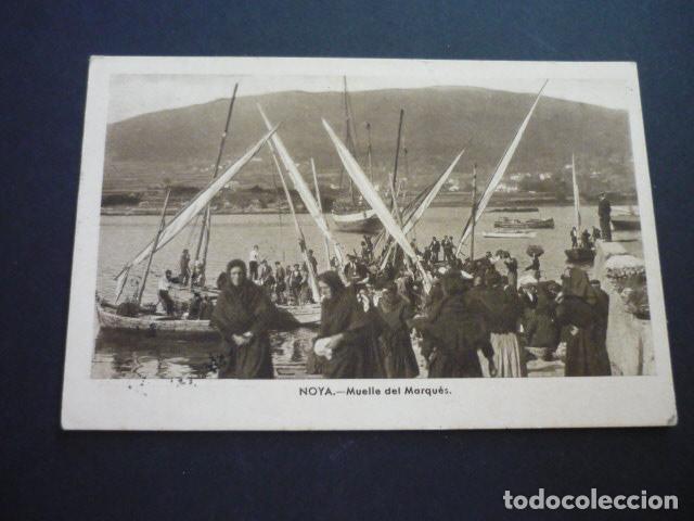 Postales: NOYA LA CORU&Ntilde;A MUELLE DEL MARQUES - Foto 1