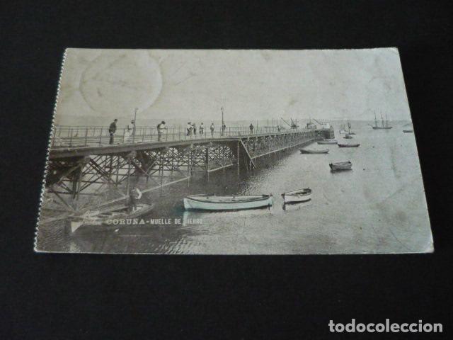 Postales: LA CORU&Ntilde;A MUELLE DE HIERRO - Foto 1