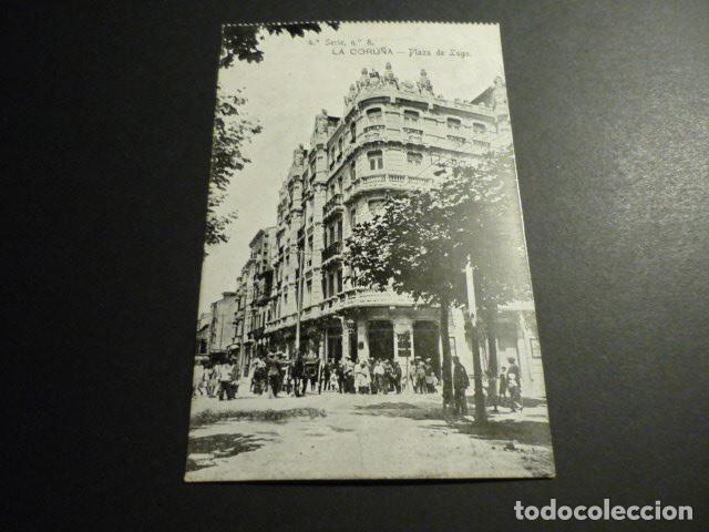 Postales: LA CORU&Ntilde;A PLAZA DE LUGO - Foto 1