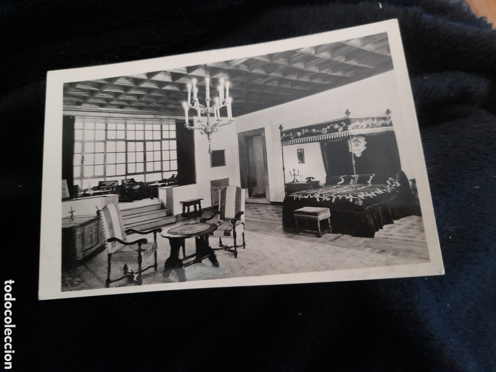 Cartes Postales: Antigua postal fotogr&aacute;fica, Hostal Reyes Cat&oacute;licos, Habitaci&oacute;n de lujo