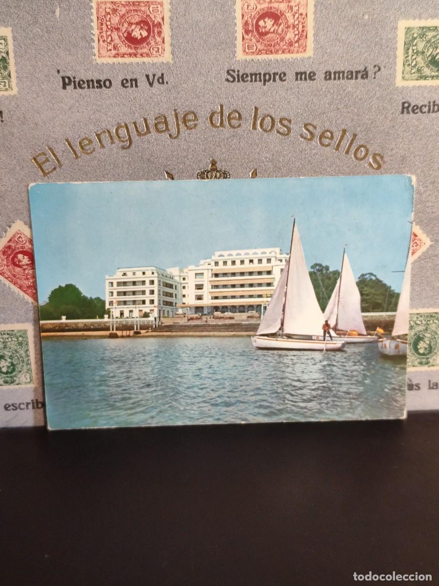 Postales: P3370 Postal La Toja 9763Gran Hotel. Foto Campa&ntilde;a