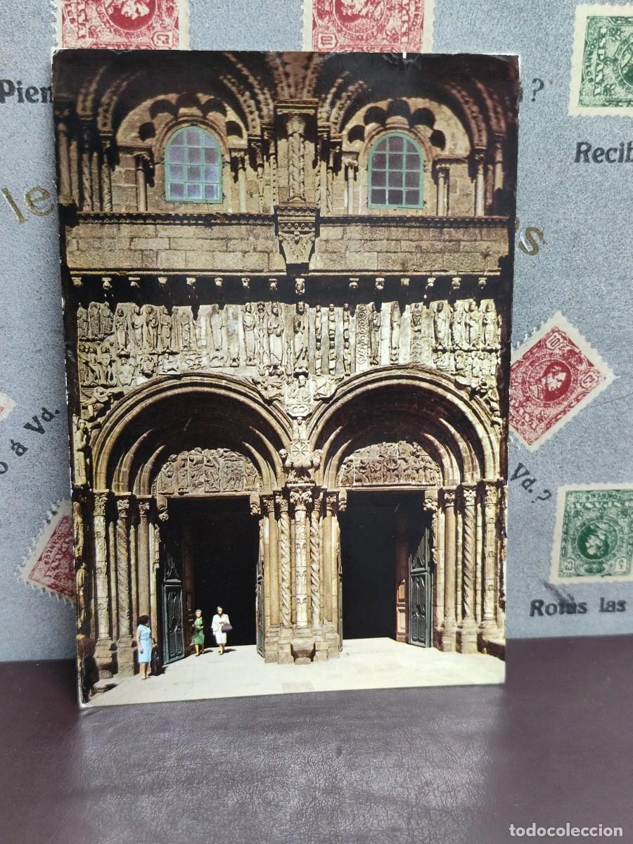 Cartes Postales: P3386 Postal Santiago de Compostela 38 Catedral Puerta de las Plater&iacute;as . Garc&iacute;a Garrabella