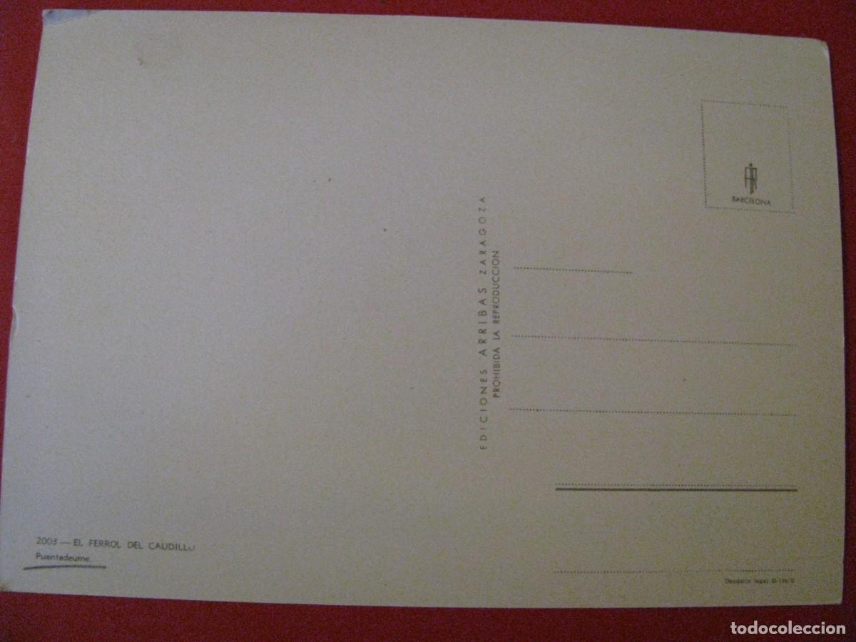Postales: POSTAL DE EL FERROL DEL CAUDILLO. ARRIBAS. - Foto 2
