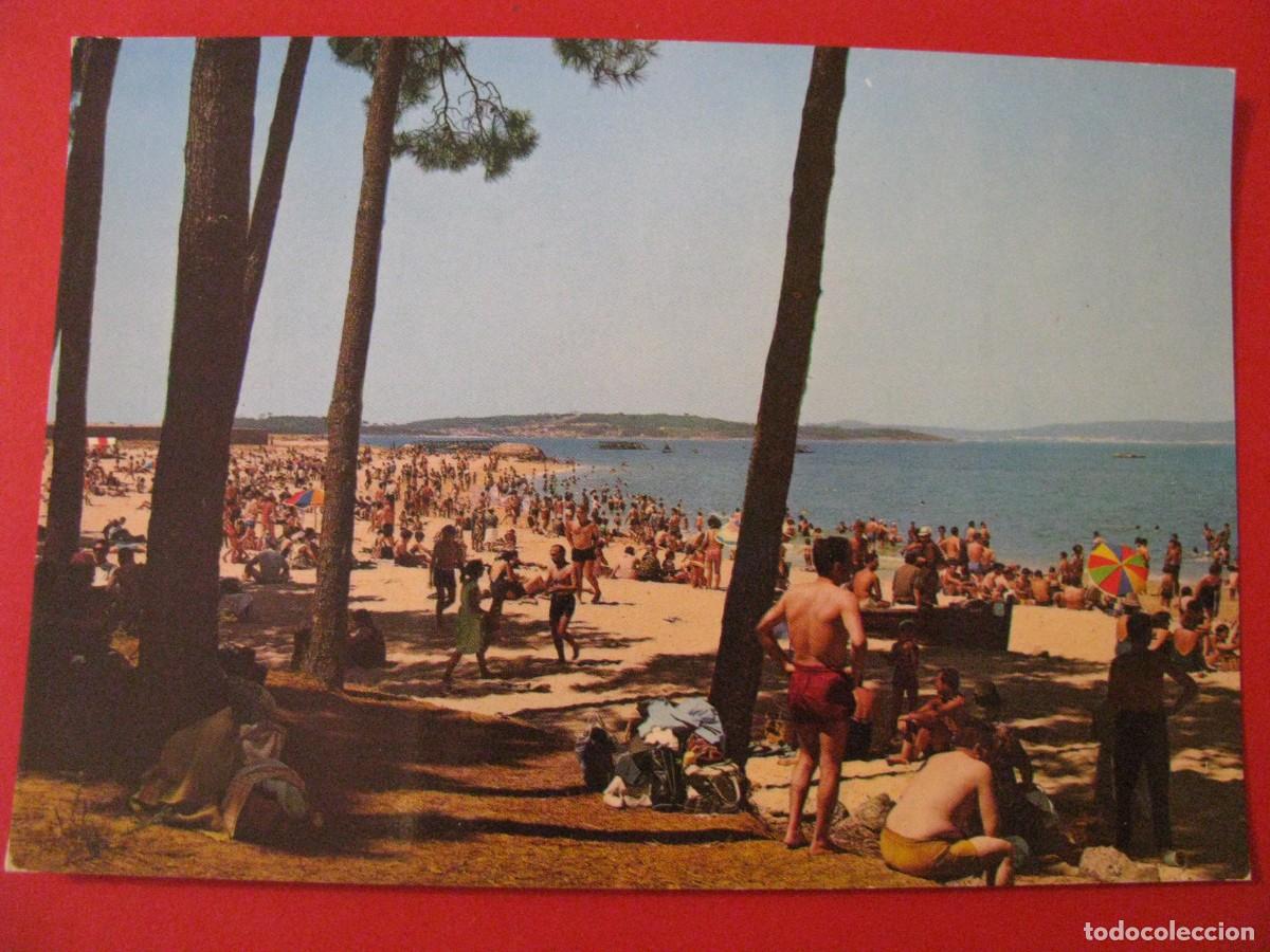 Postkarten: POSTAL DE VILLANUEVA DE AROSA. PLAYA DE LAS SINAS. GARCIA GARRABELLA.