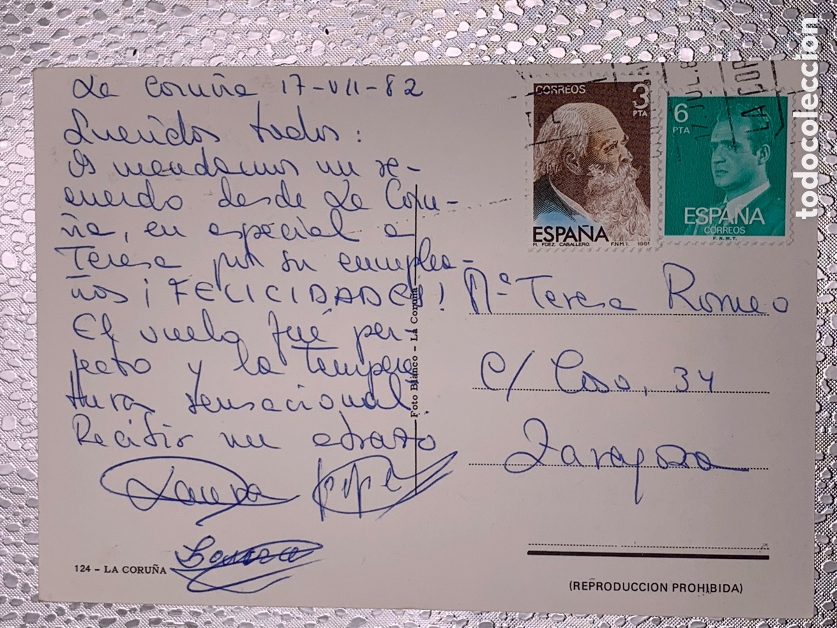 Postales: Postal - LA CORU&Ntilde;A - N&deg;124 - Foto 2