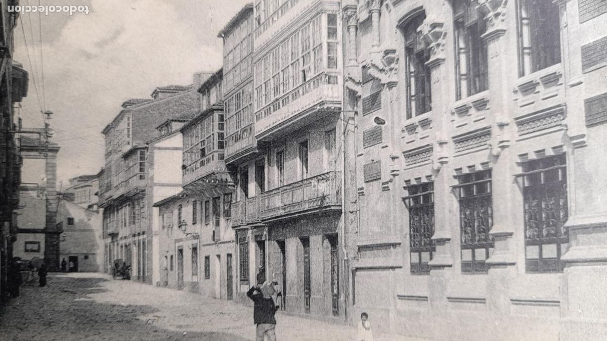 Postales: La Coru&ntilde;a. Calle del Orz&aacute;n. - Foto 2