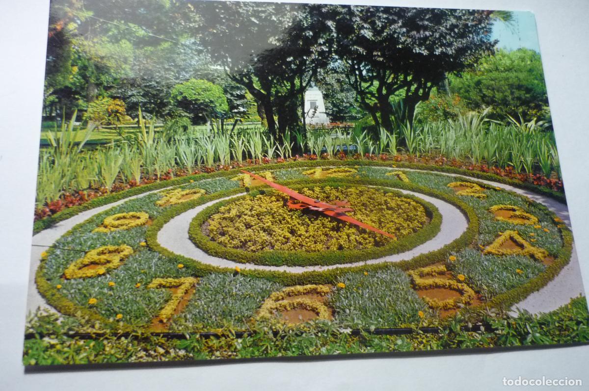 Cartes Postales: postal la coru&ntilde;a-reloj floral cm