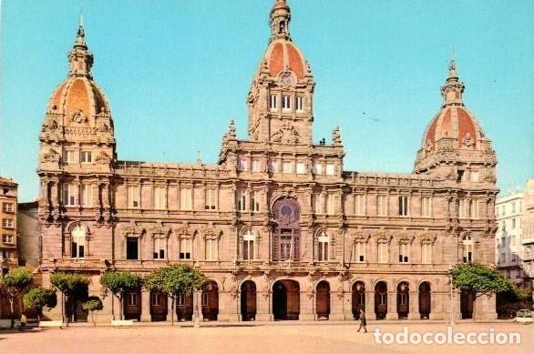 Postales: :::: C473 - POSTAL - LA CORU&Ntilde;A - AYUNTAMIENTO - Foto 1
