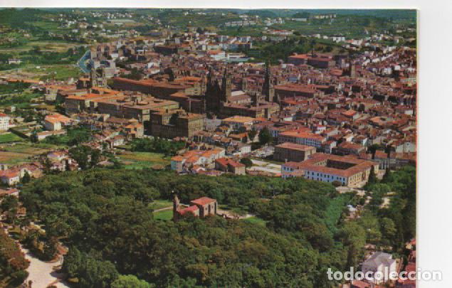 Cartes Postales: POSTAL VISTA AEREA-SANTIAGO DE COMPOSTELA-CORU&Ntilde;A-GALICIA