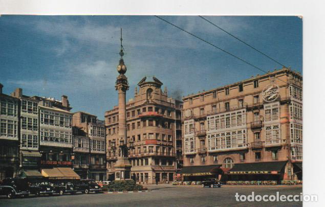 Cartes Postales: POSTAL PLAZA DEL OBELISCO-CORU&Ntilde;A-GALICIA